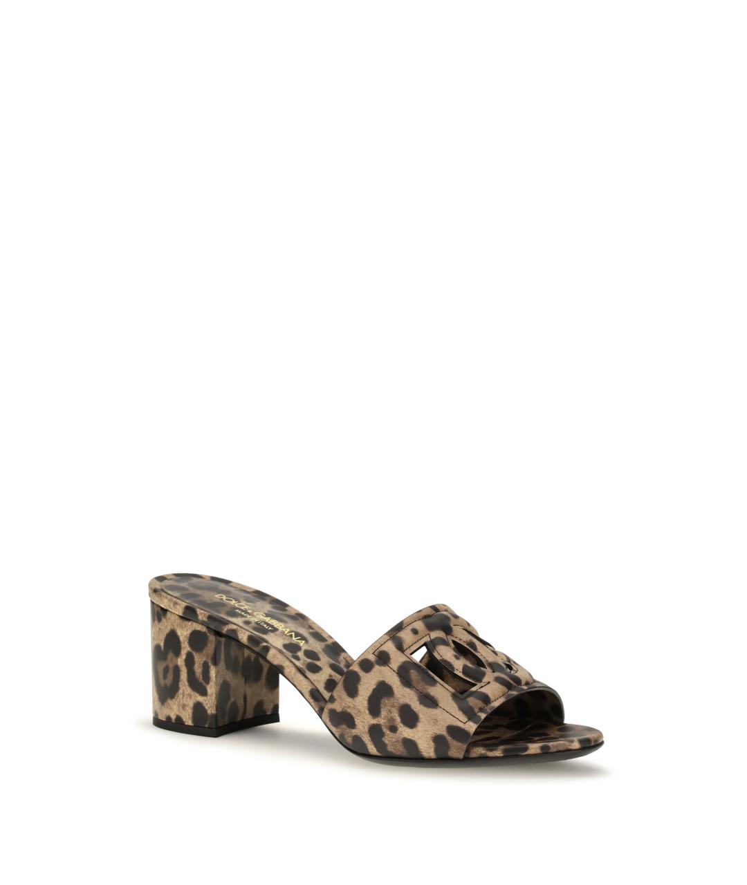 DOLCE&GABBANA Мульти кожаные мюли, фото 2