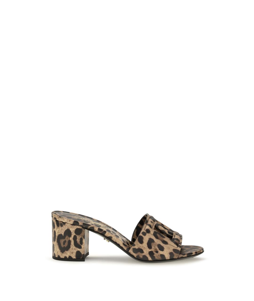 DOLCE&GABBANA Мульти кожаные мюли, фото 5