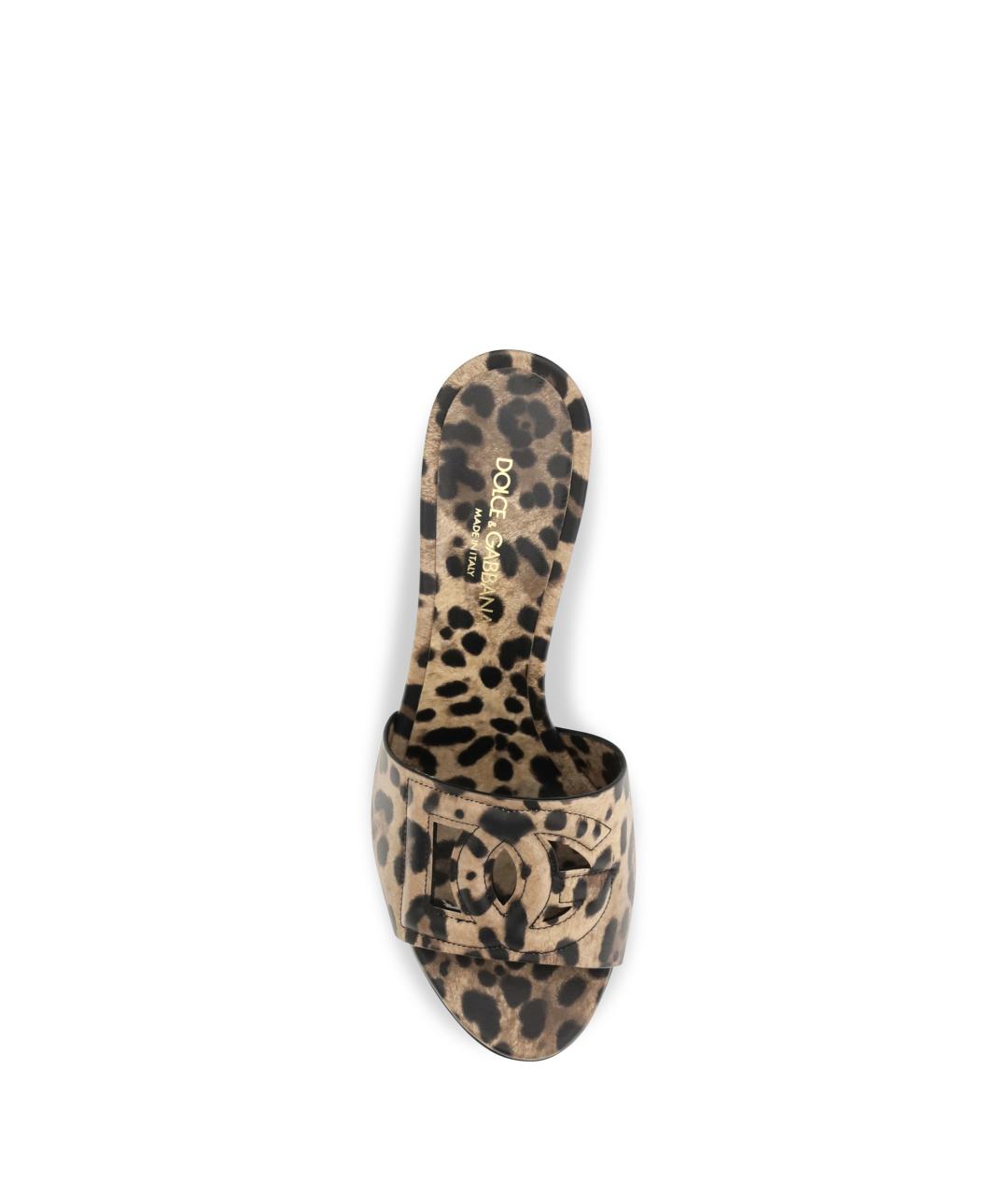 DOLCE&GABBANA Мульти кожаные мюли, фото 4
