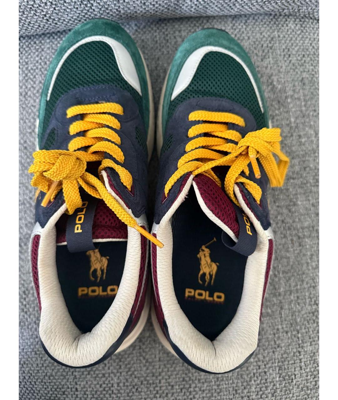 POLO RALPH LAUREN Мульти замшевые низкие кроссовки / кеды, фото 3