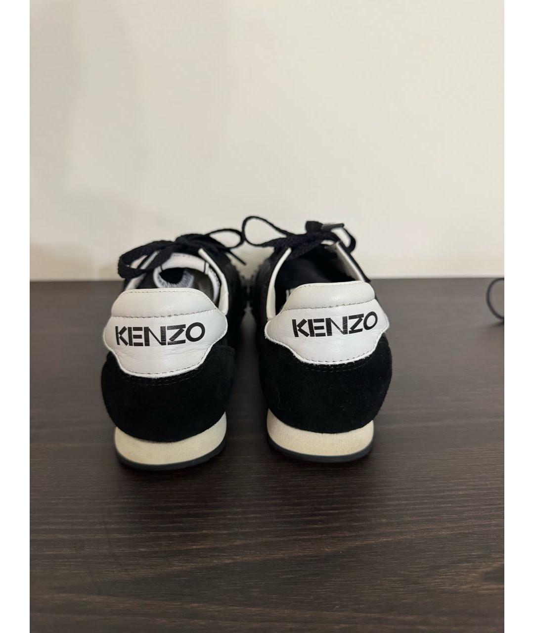 KENZO Черные кроссовки, фото 4