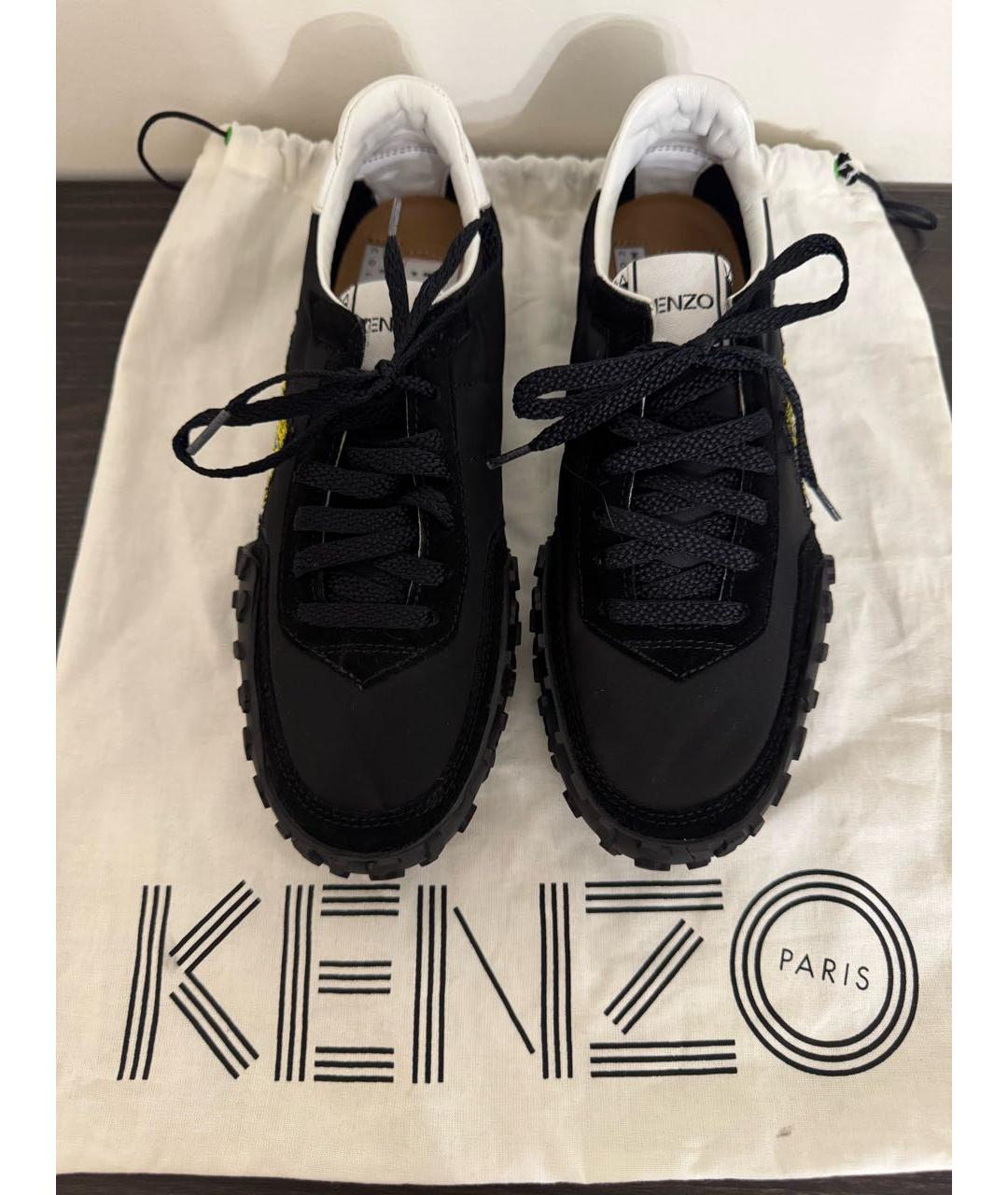 KENZO Черные кроссовки, фото 2
