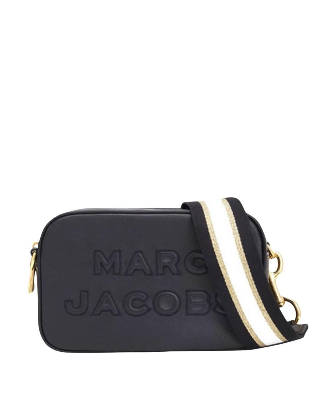 MARC JACOBS Черная кожаная сумка через плечо, фото 1