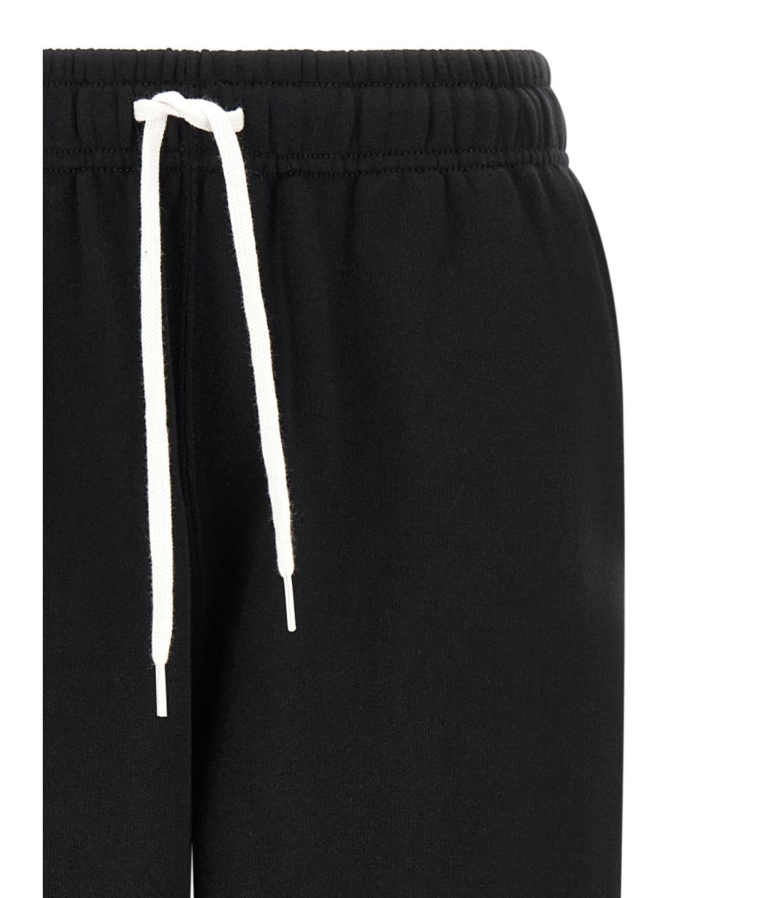 POLO RALPH LAUREN Черные хлопковые прямые брюки, фото 3