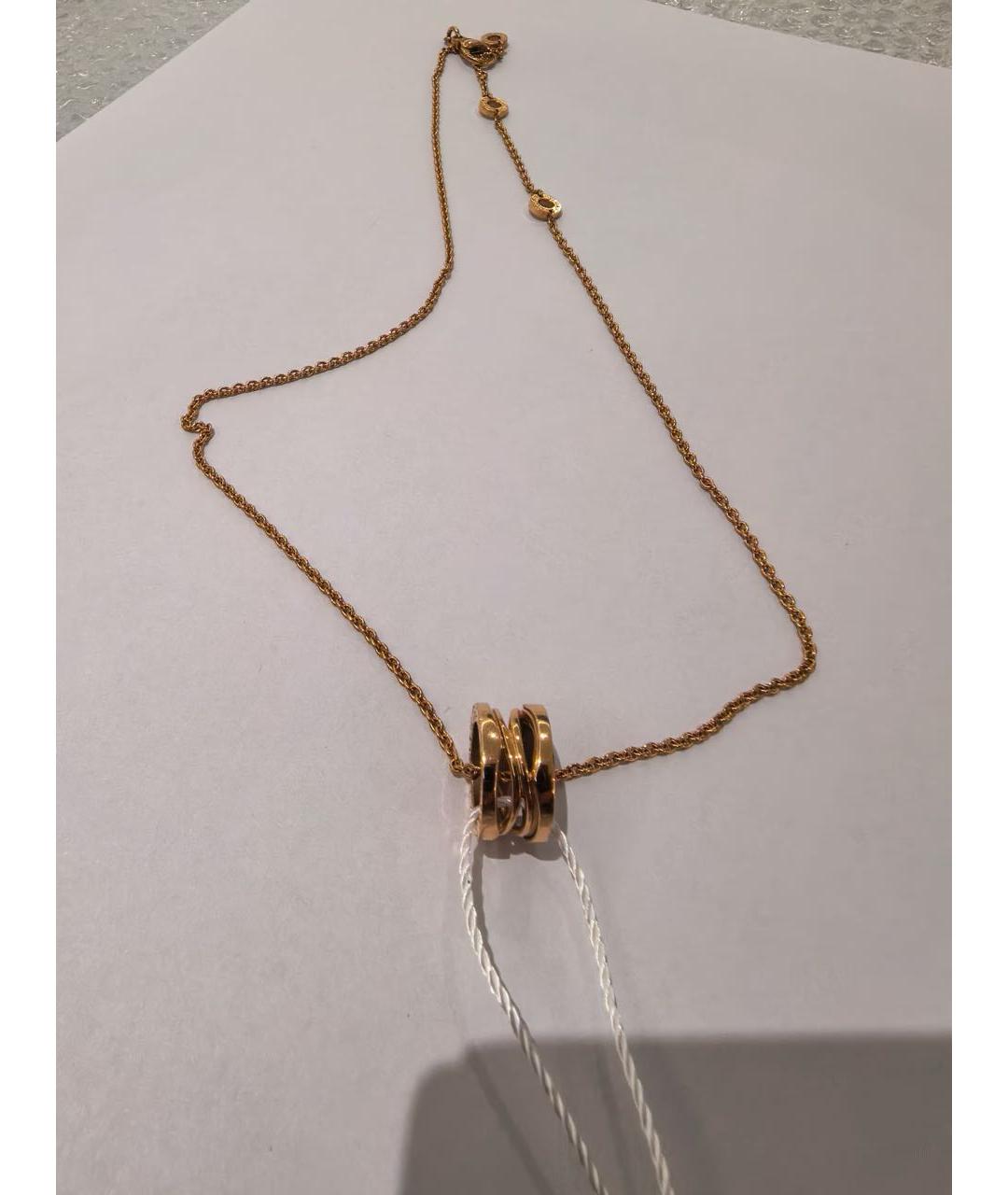 BVLGARI Золотое колье из розового золота, фото 2