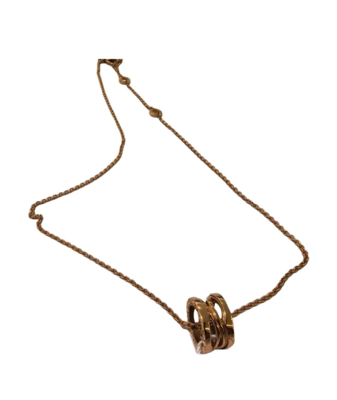 BVLGARI Золотое колье из розового золота, фото 1