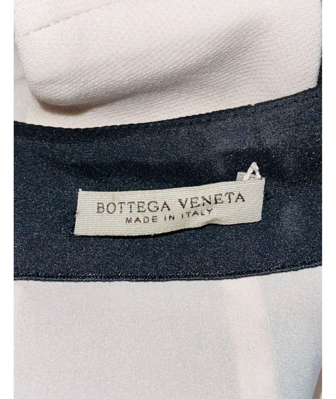 BOTTEGA VENETA Белое коктейльное платье, фото 3