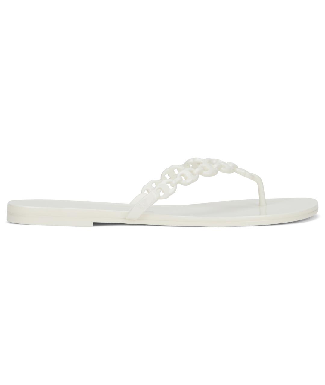 TORY BURCH Белые шлепанцы, фото 1