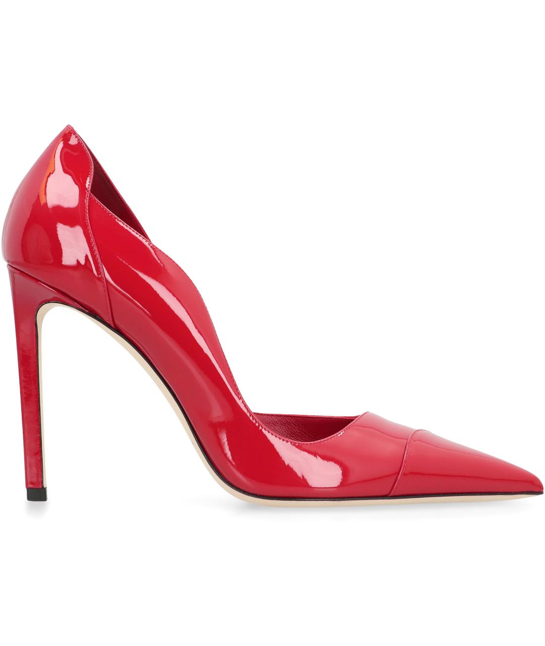 JIMMY CHOO Красные кожаные туфли, фото 1