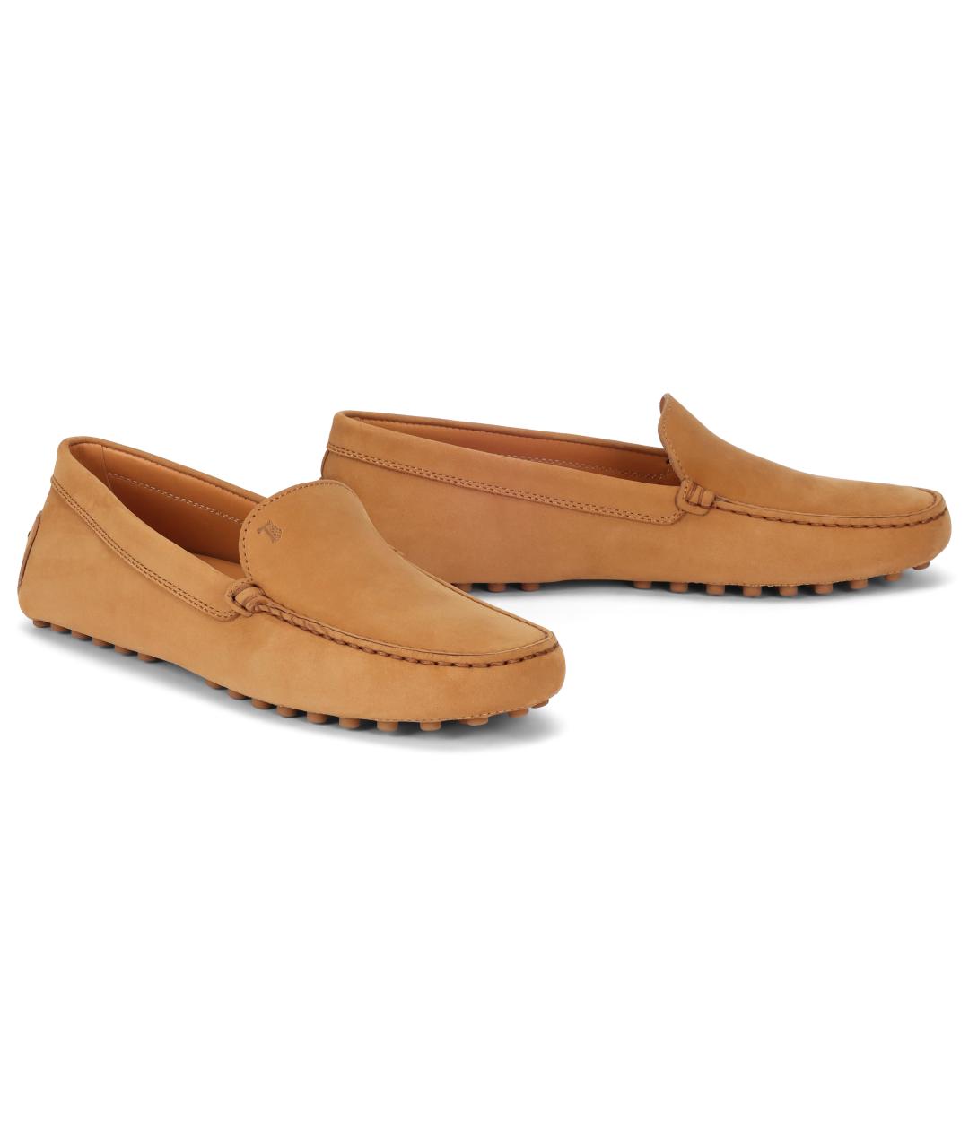 TOD'S Коричневые кожаные лоферы, фото 2