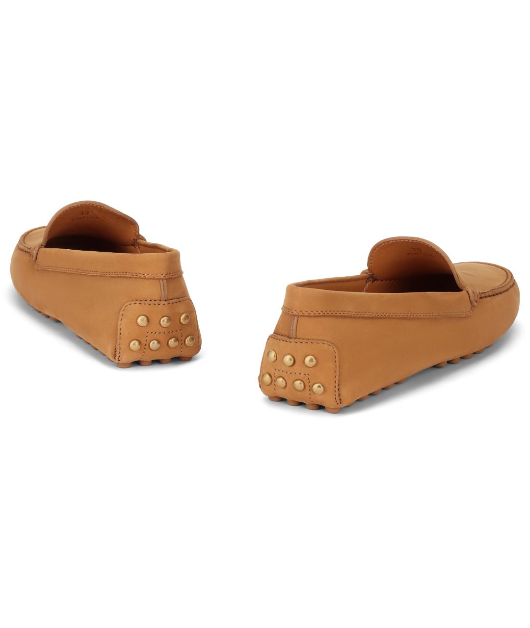 TOD'S Коричневые кожаные лоферы, фото 3