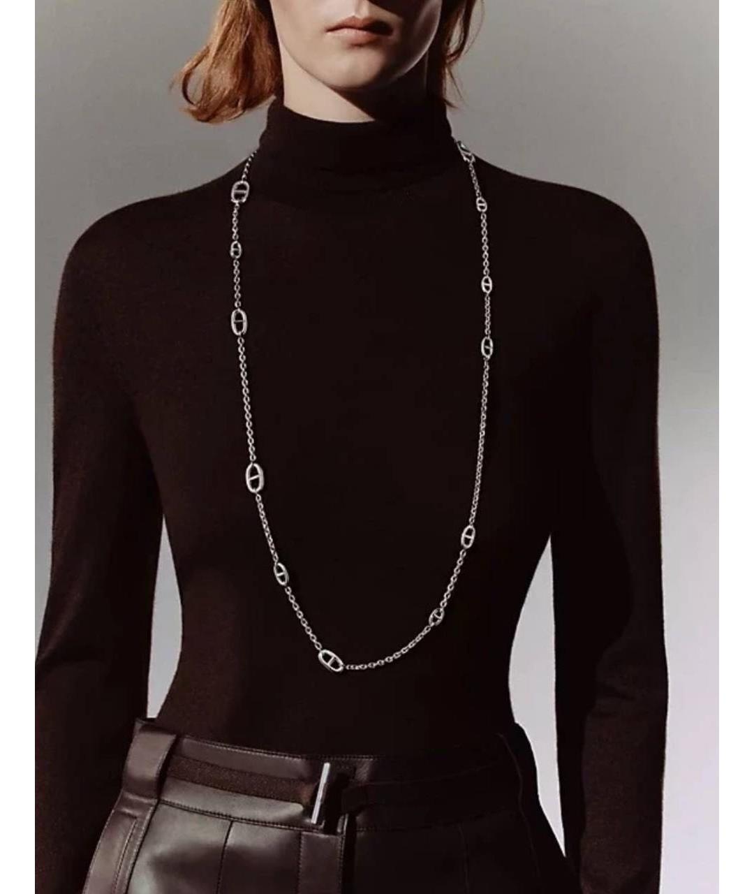 HERMES Серебряная серебряная цепочка, фото 2