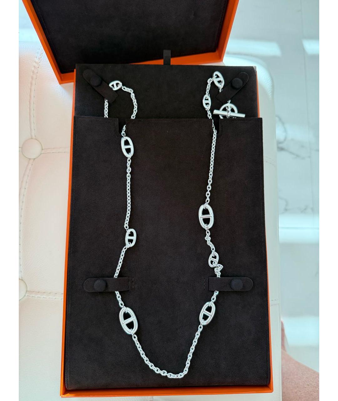 HERMES Серебряная серебряная цепочка, фото 3