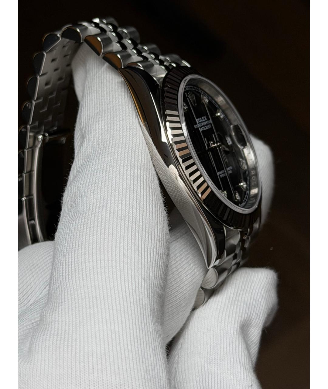 ROLEX Черные часы, фото 5