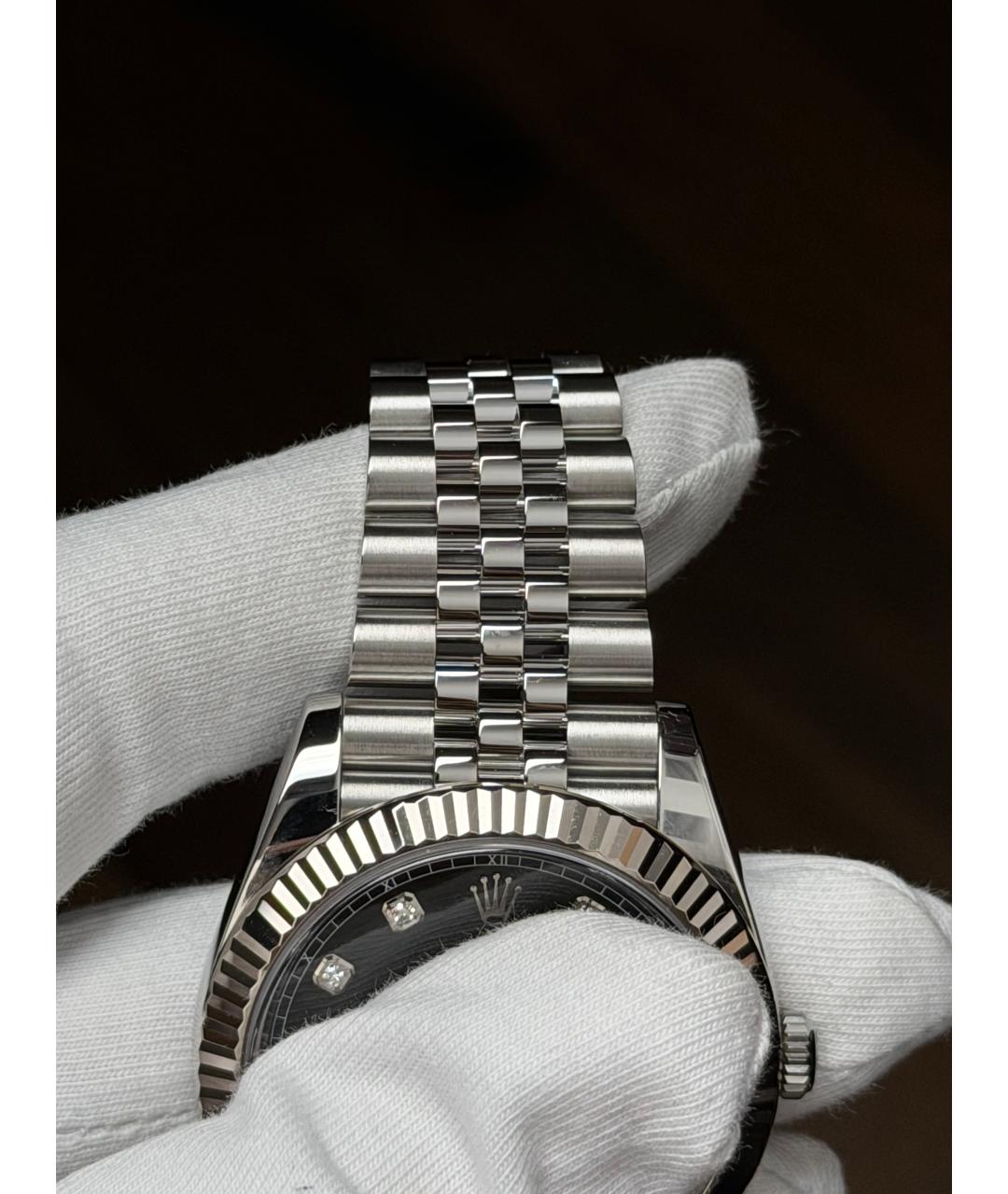 ROLEX Черные часы, фото 7