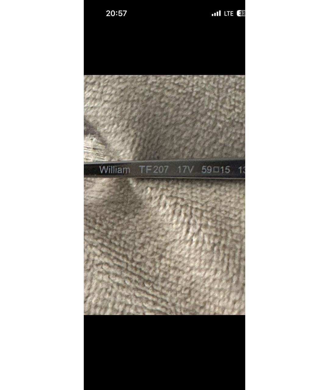TOM FORD Серебряные металлические солнцезащитные очки, фото 7