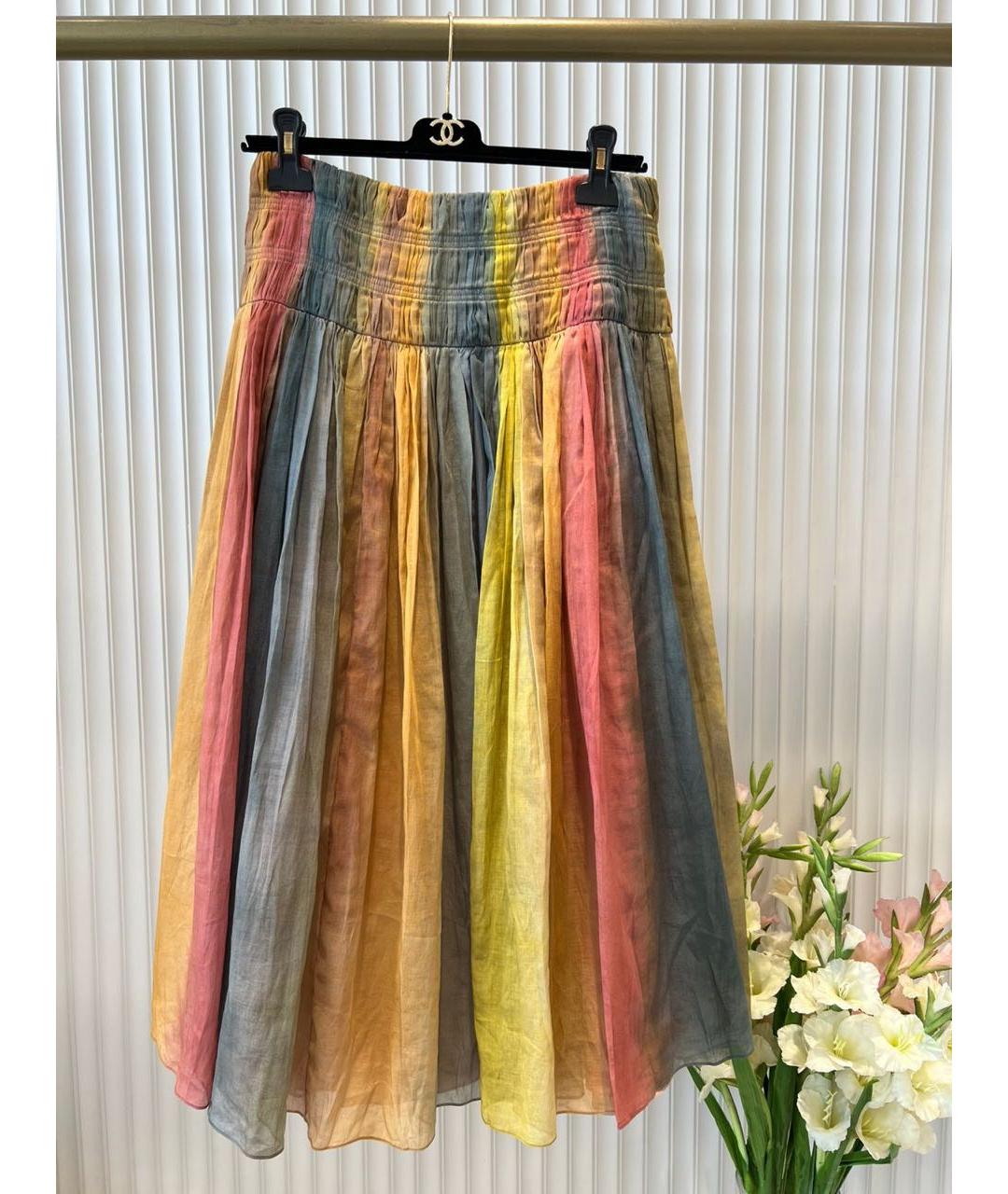 CHRISTIAN DIOR Мульти юбка макси, фото 9