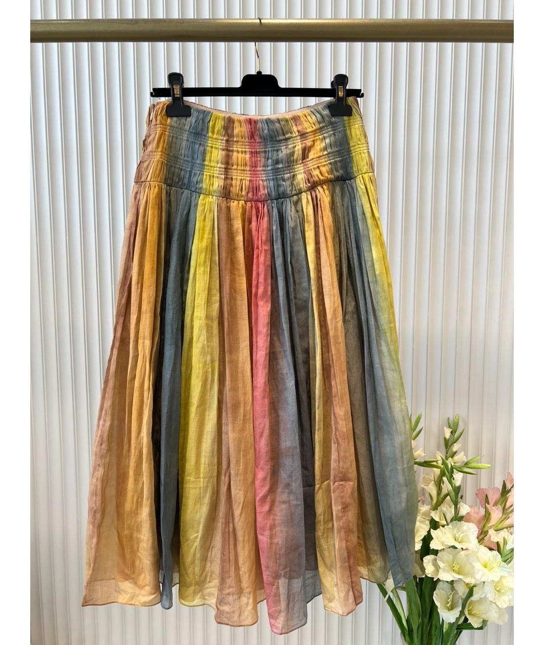 CHRISTIAN DIOR Мульти юбка макси, фото 2