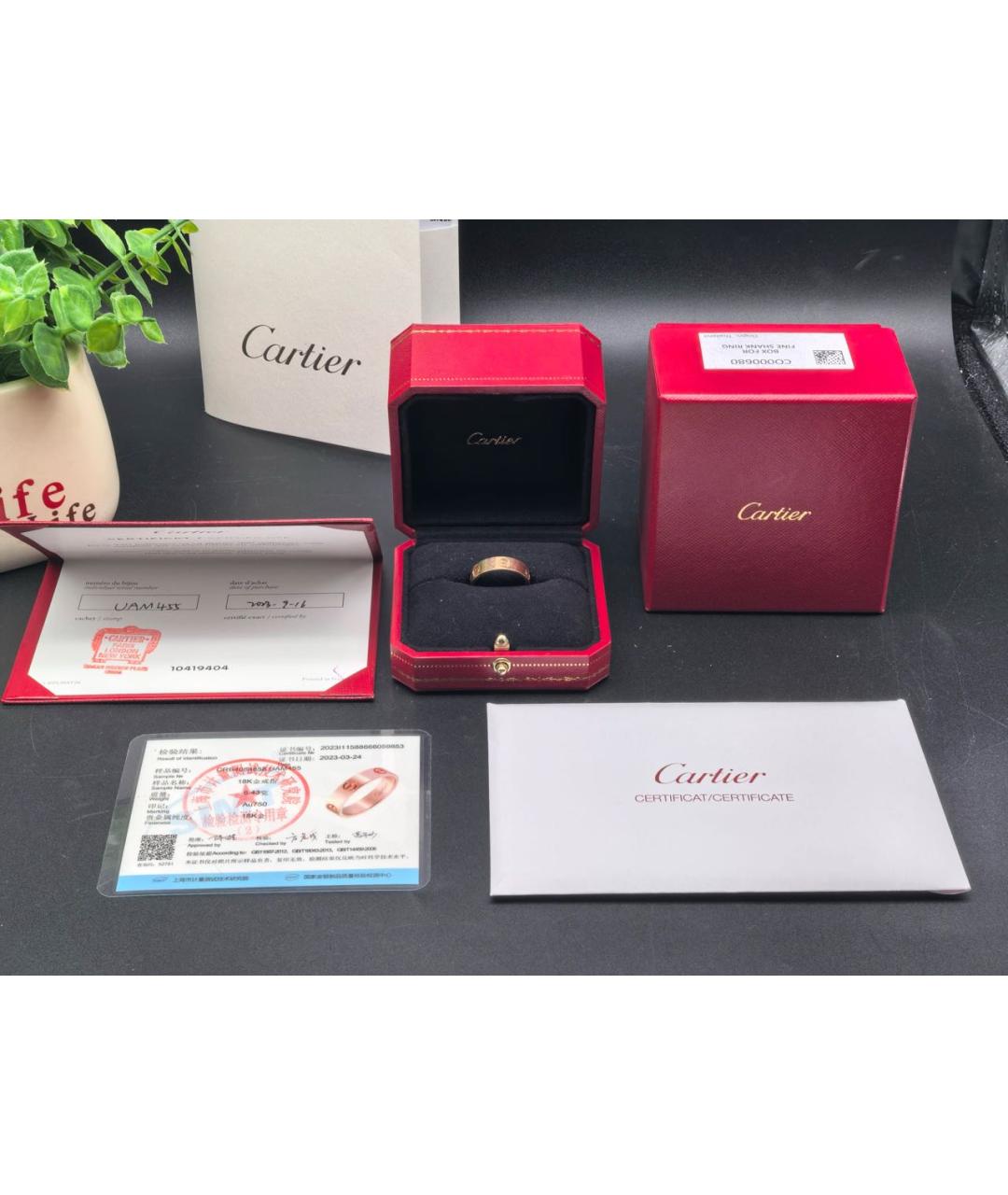 CARTIER Золотое кольцо из розового золота, фото 6