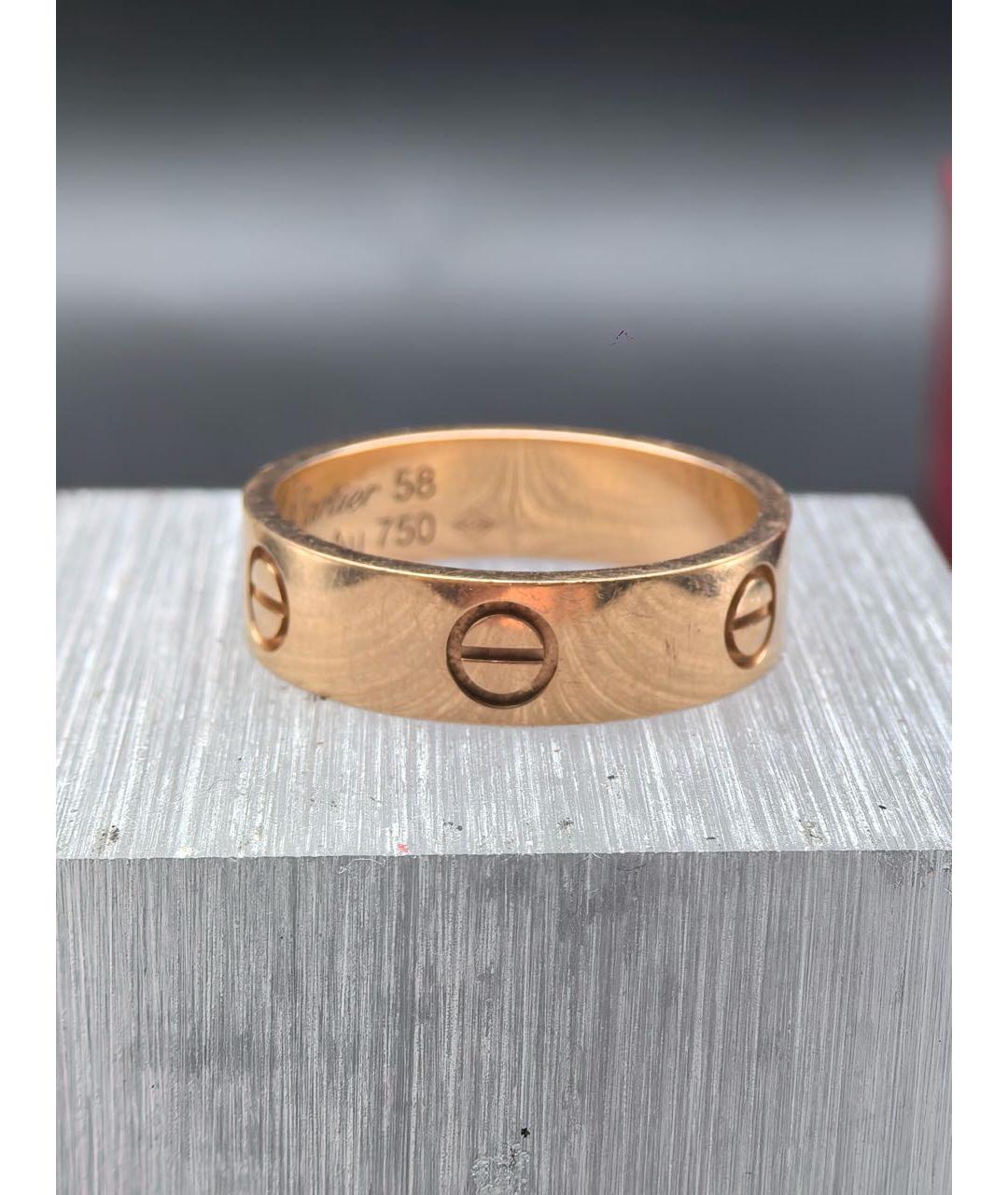 CARTIER Золотое кольцо из розового золота, фото 4