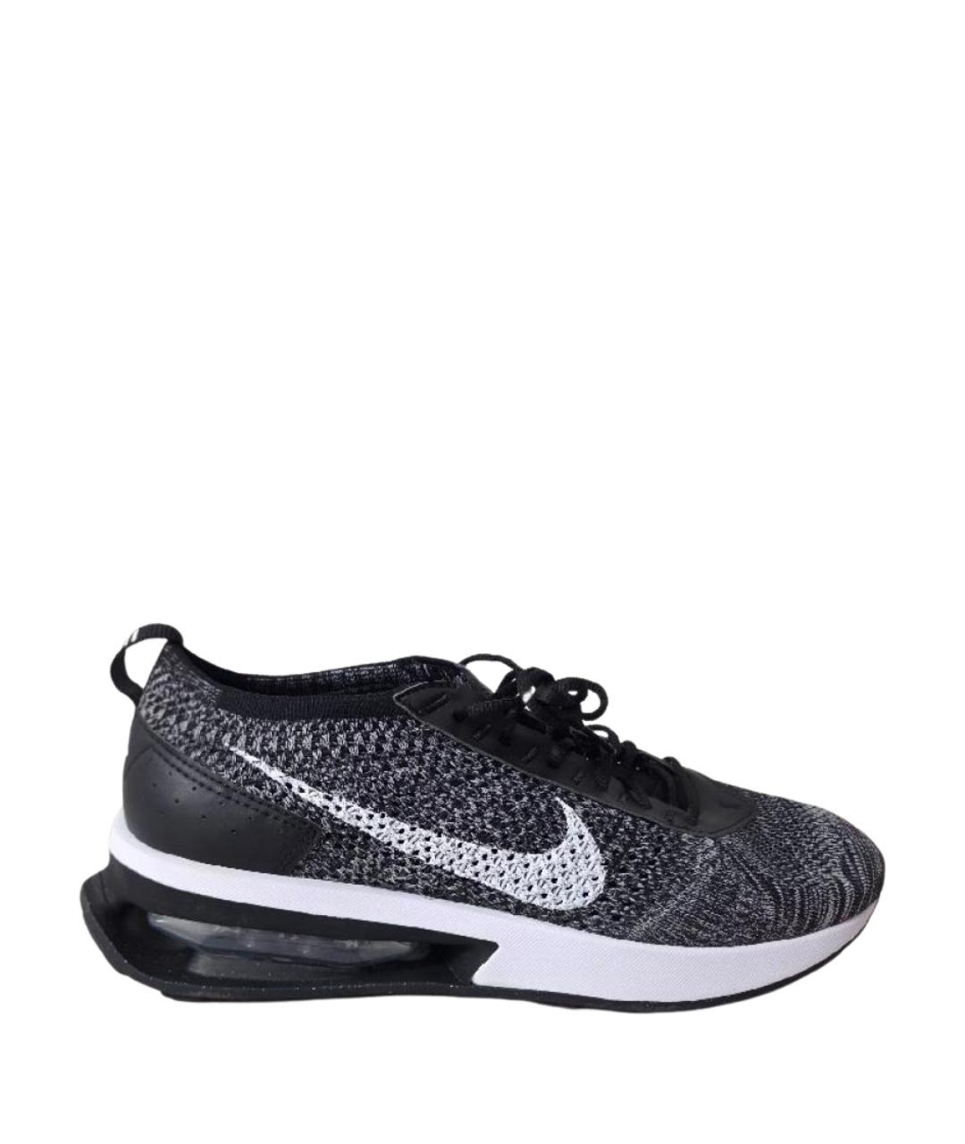 NIKE Черные текстильные высокие кроссовки / кеды, фото 1