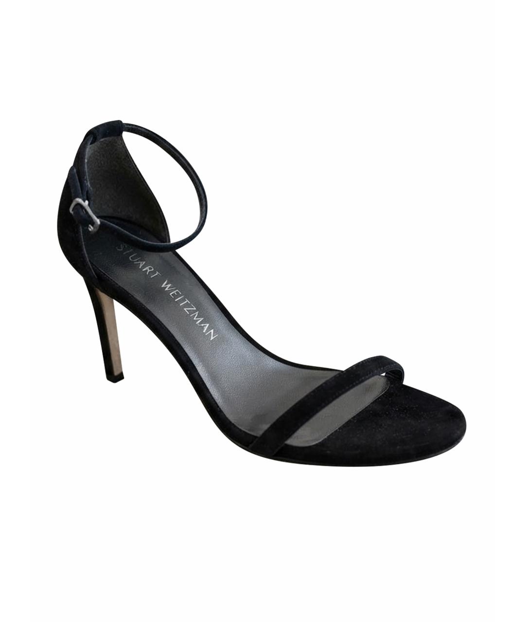 STUART WEITZMAN Черные босоножки, фото 1