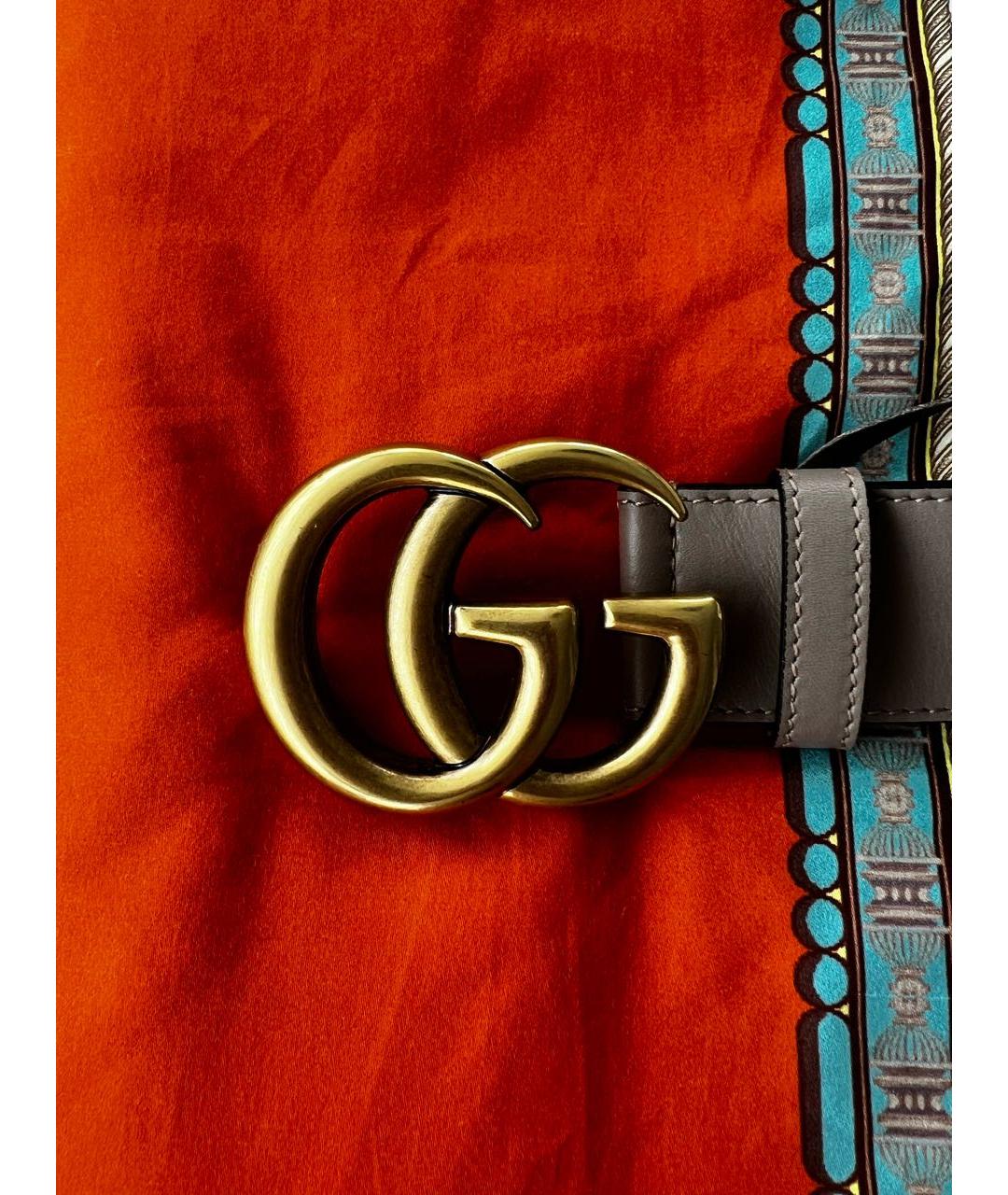 GUCCI Коричневый кожаный ремень, фото 2