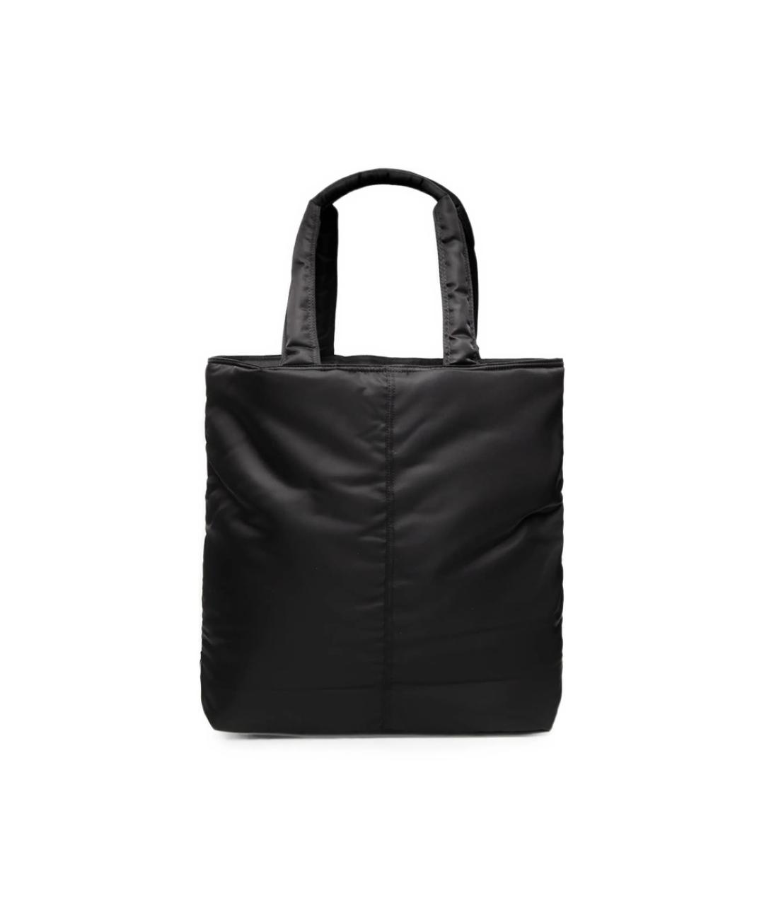 Y-3 Черная тканевая сумка тоут, фото 5