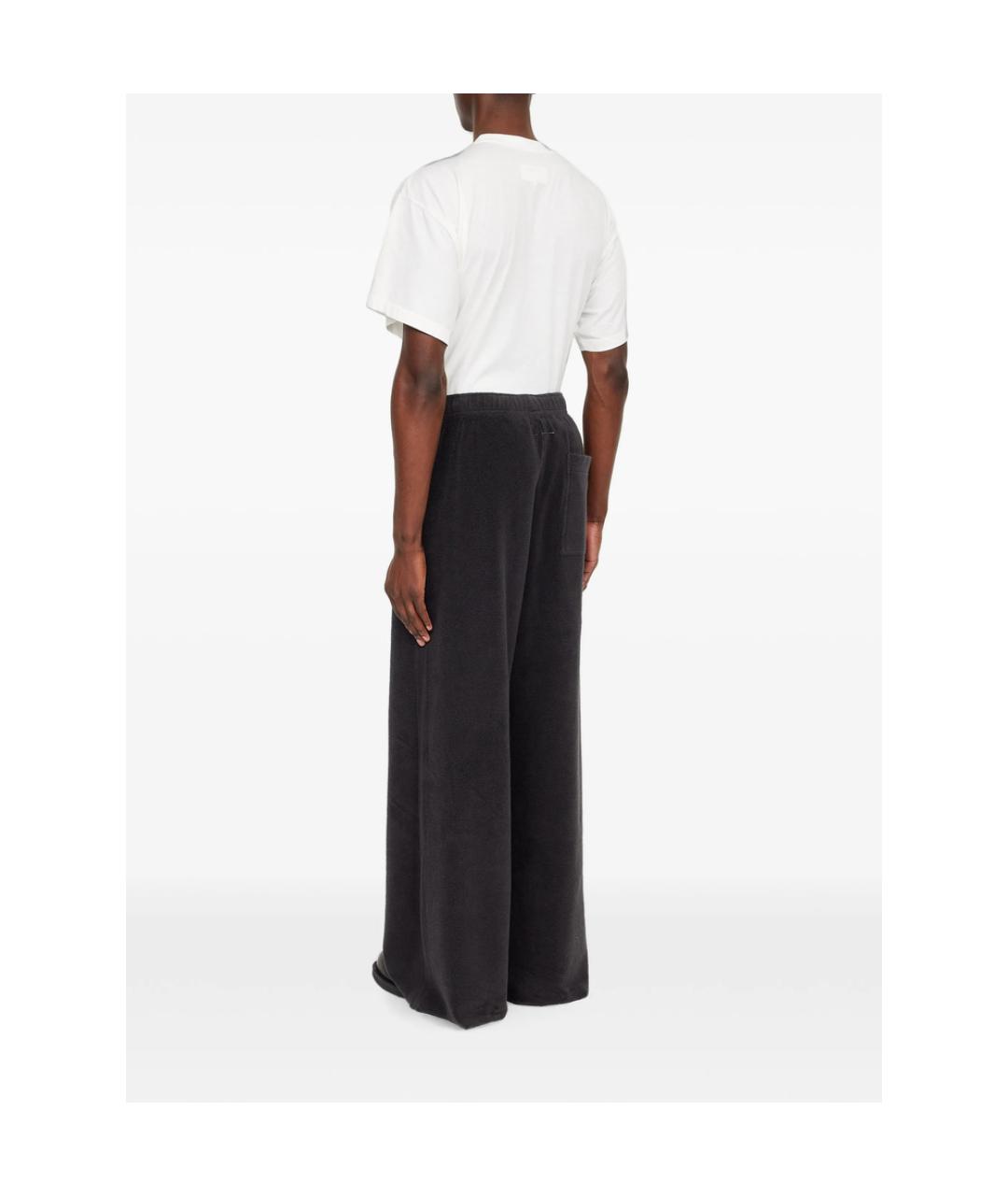 MM6 MAISON MARGIELA Серые хлопковые повседневные брюки, фото 2