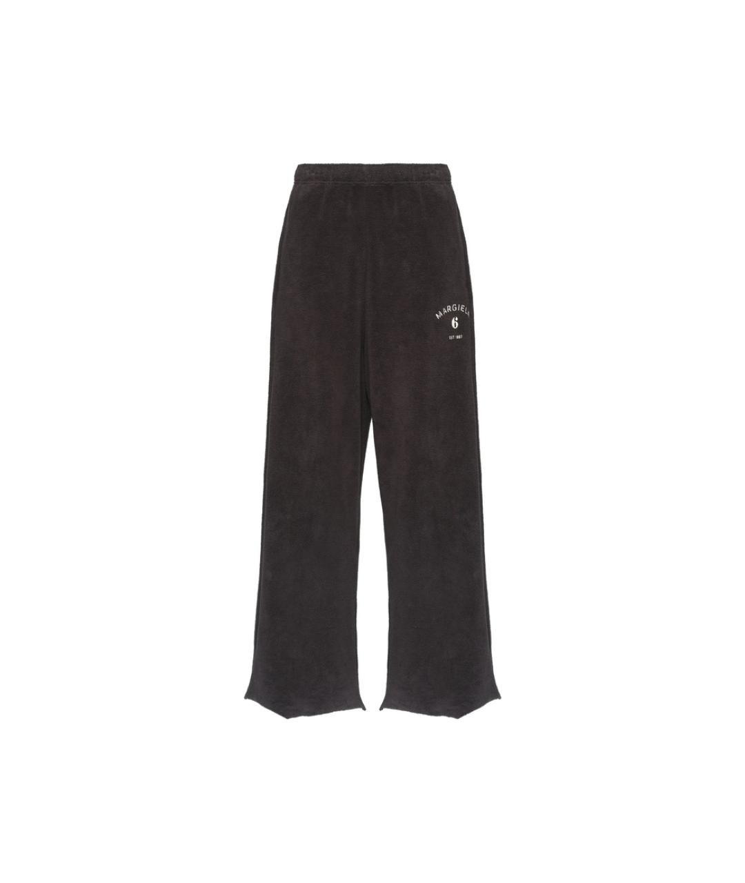 MM6 MAISON MARGIELA Серые хлопковые повседневные брюки, фото 1