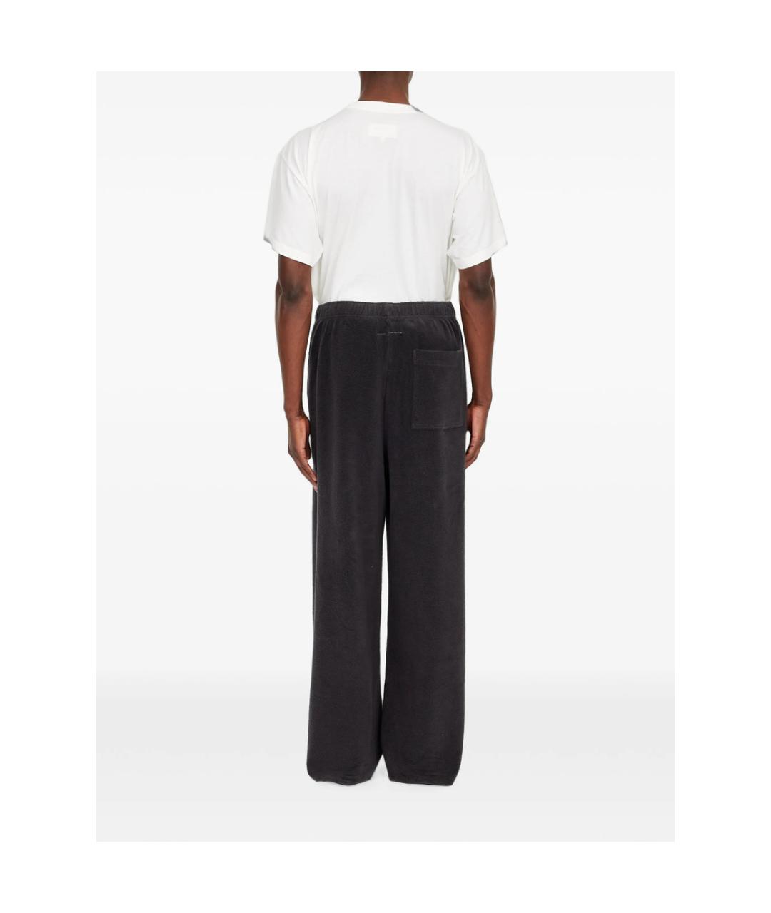 MM6 MAISON MARGIELA Серые хлопковые повседневные брюки, фото 4