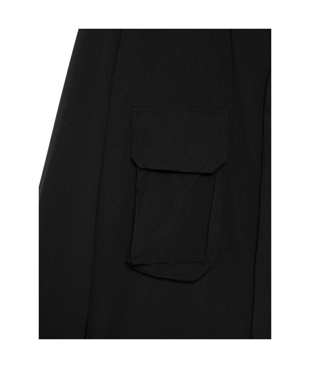 Y-3 Черная полиэстеровая рубашка, фото 2