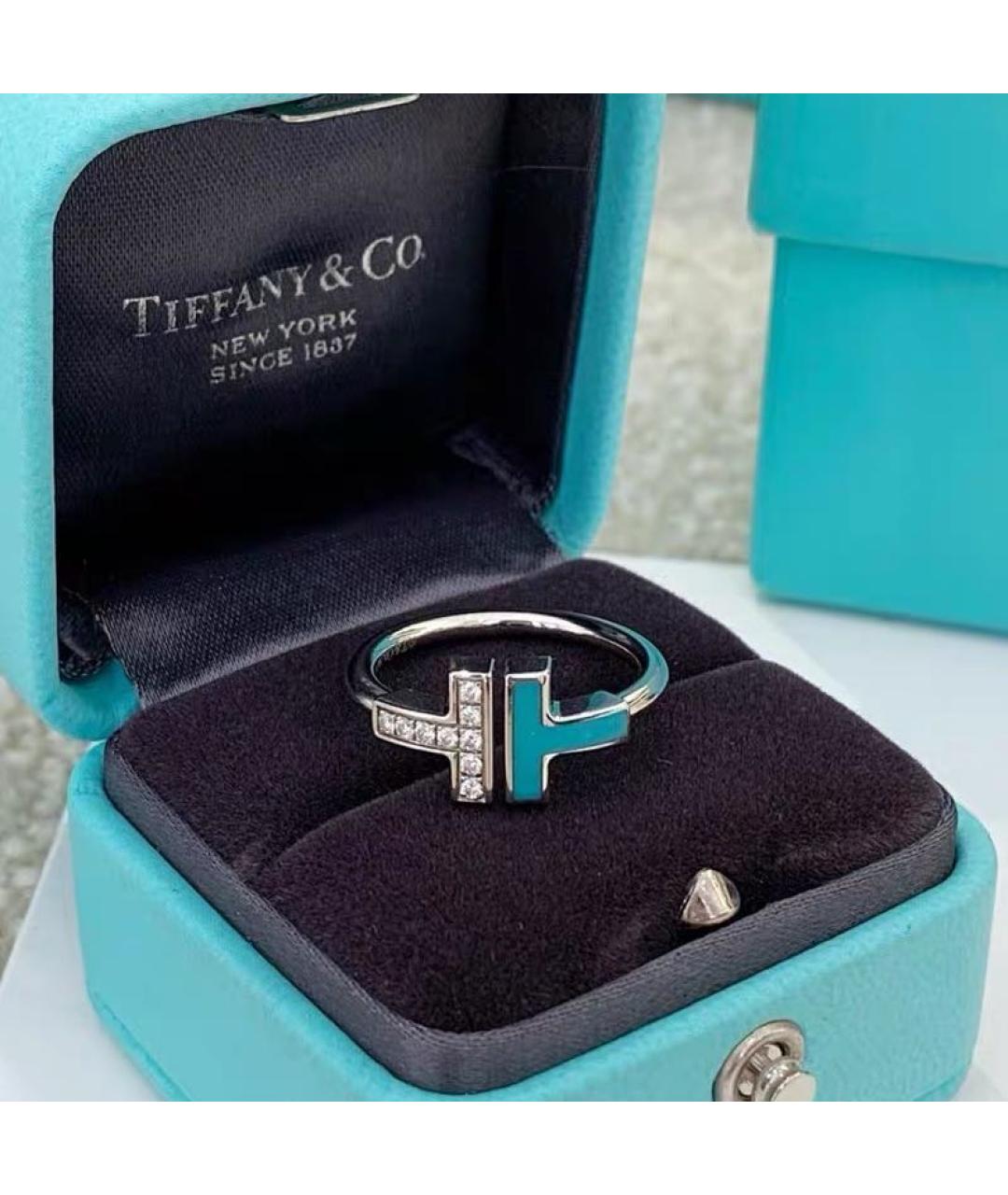 TIFFANY&CO Белое кольцо из белого золота, фото 4