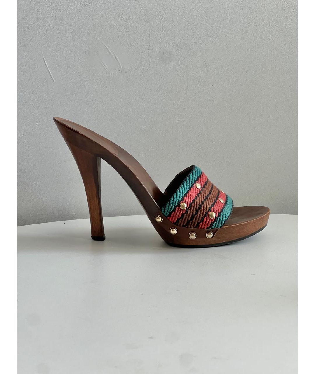 GUCCI Мульти сабо, фото 7