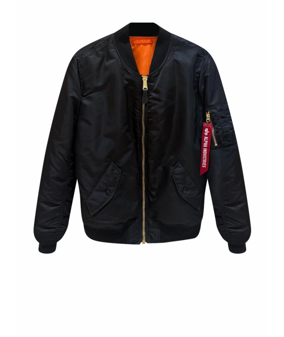 ALPHA INDUSTRIES Черная нейлоновая куртка, фото 1