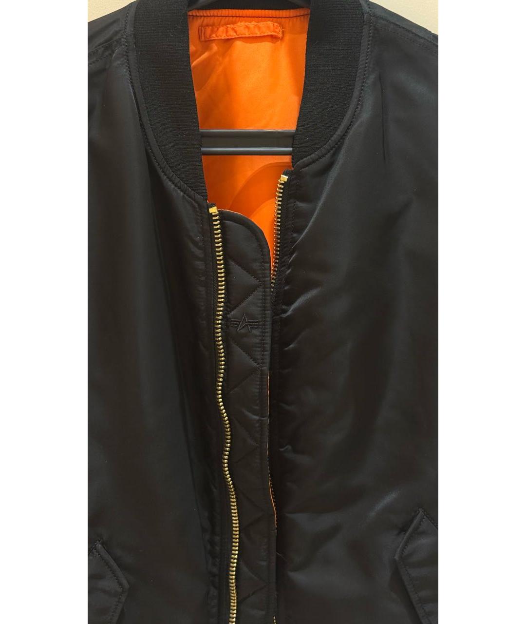 ALPHA INDUSTRIES Черная нейлоновая куртка, фото 3