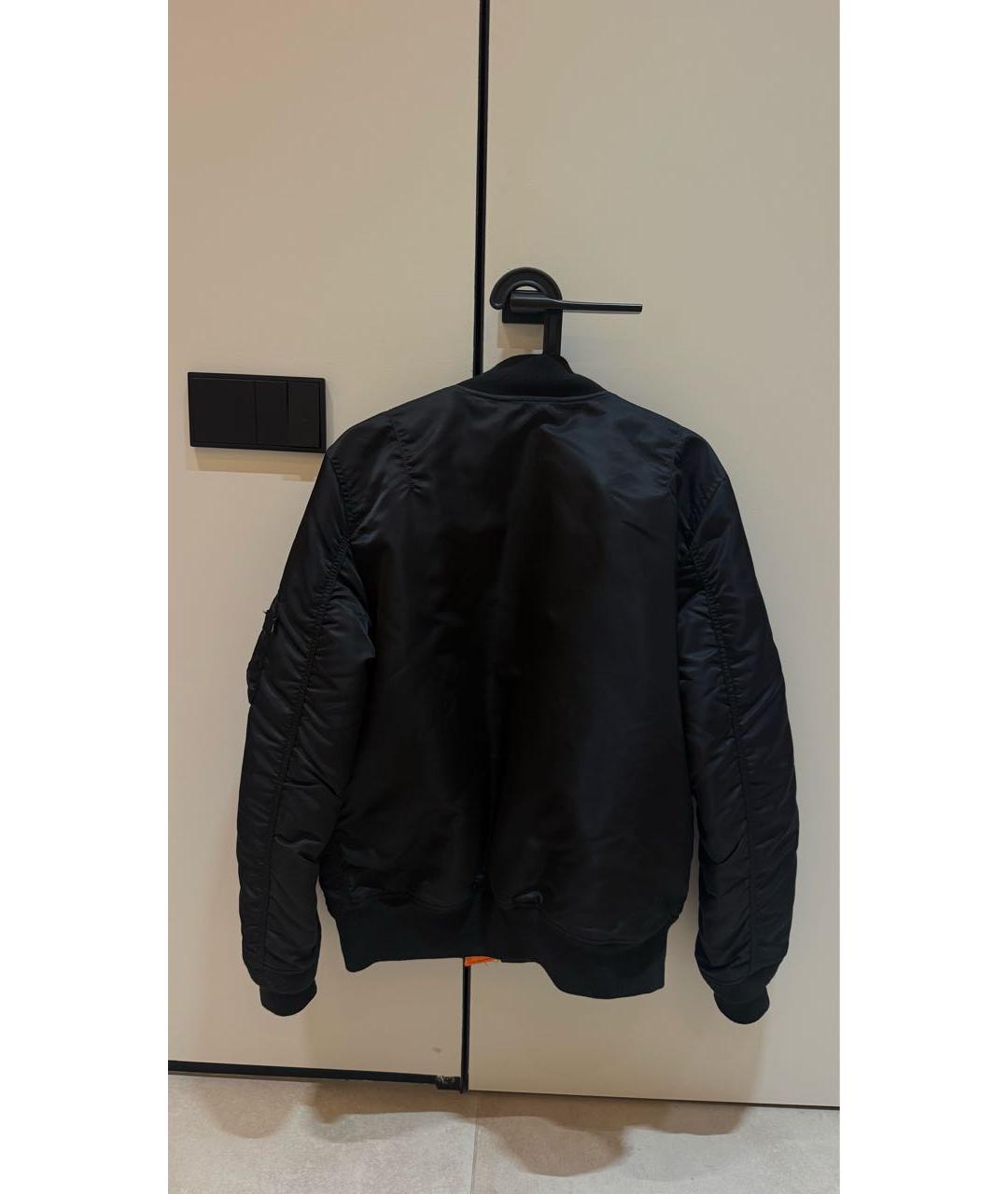 ALPHA INDUSTRIES Черная нейлоновая куртка, фото 2