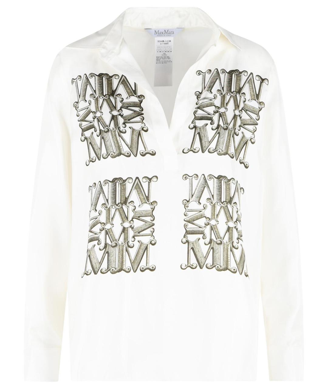 MAX MARA Мульти шелковая рубашка, фото 1