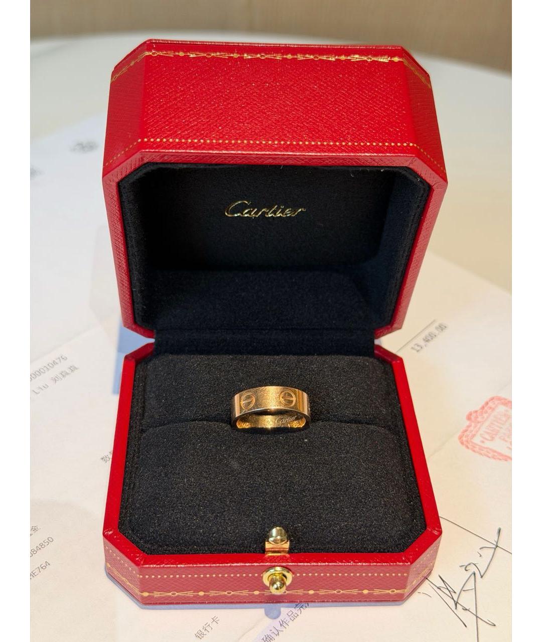CARTIER Золотое кольцо из розового золота, фото 2