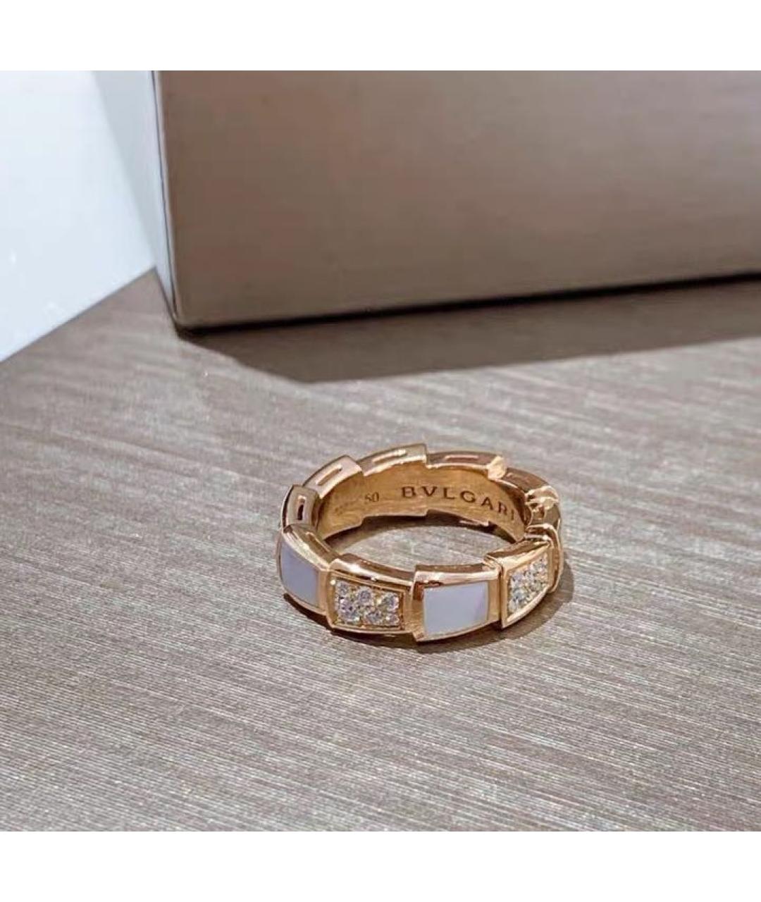 BVLGARI Розовое кольцо из розового золота, фото 5