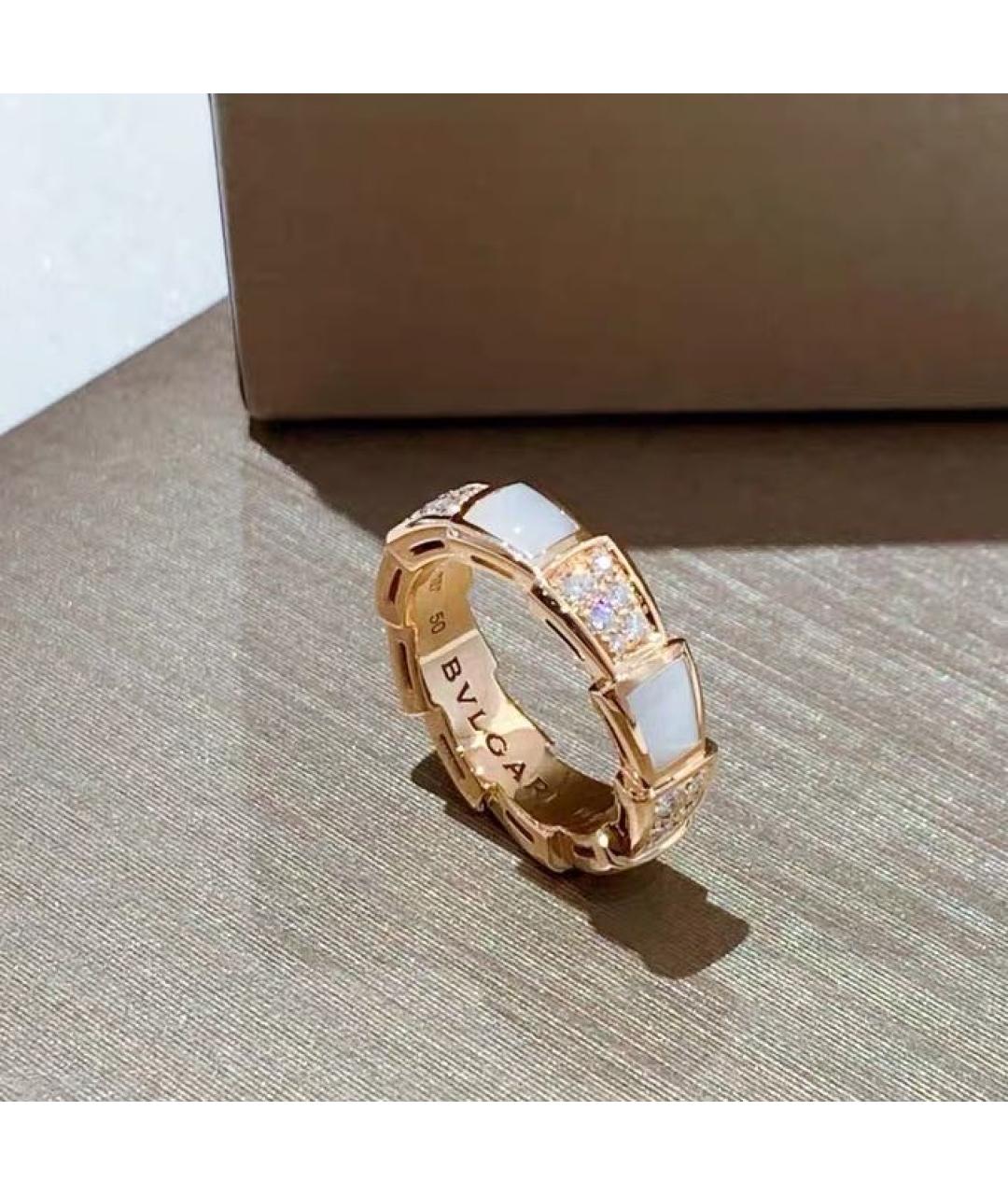 BVLGARI Розовое кольцо из розового золота, фото 2