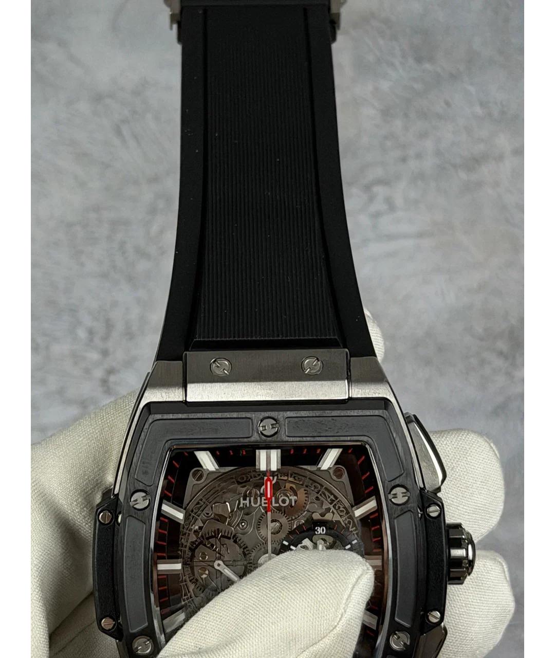 HUBLOT Черные металлические часы, фото 6