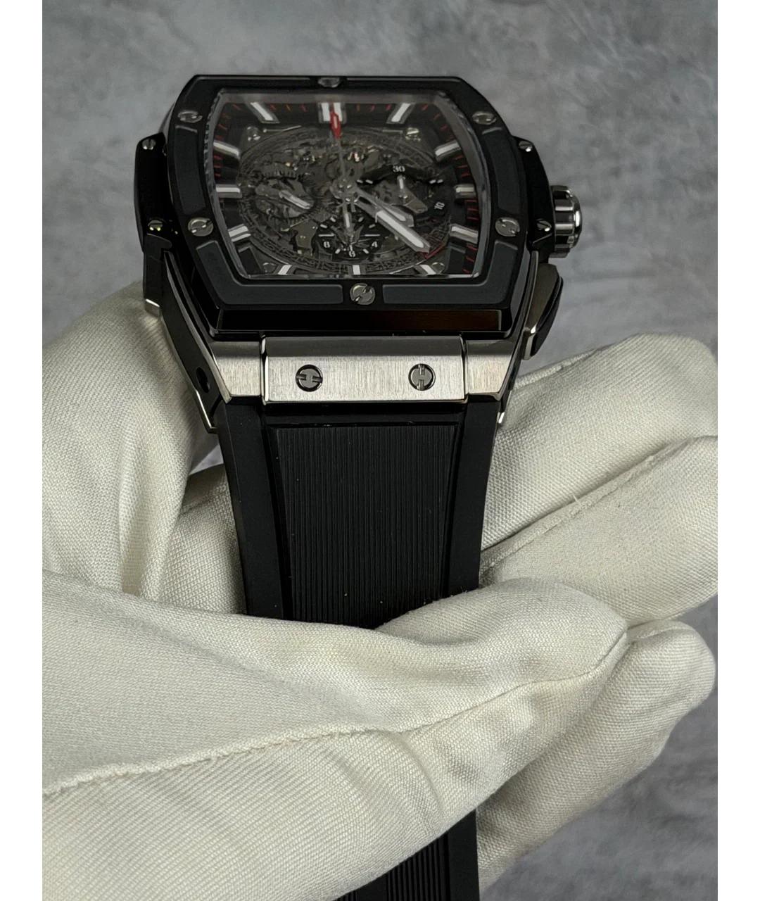 HUBLOT Черные металлические часы, фото 5