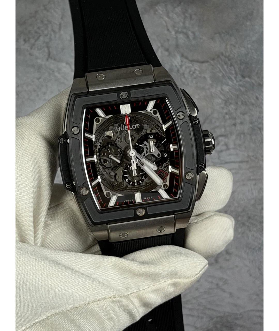 HUBLOT Черные металлические часы, фото 2