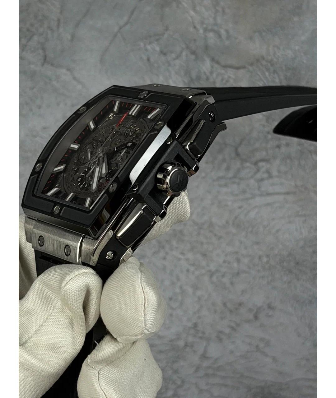 HUBLOT Черные металлические часы, фото 3
