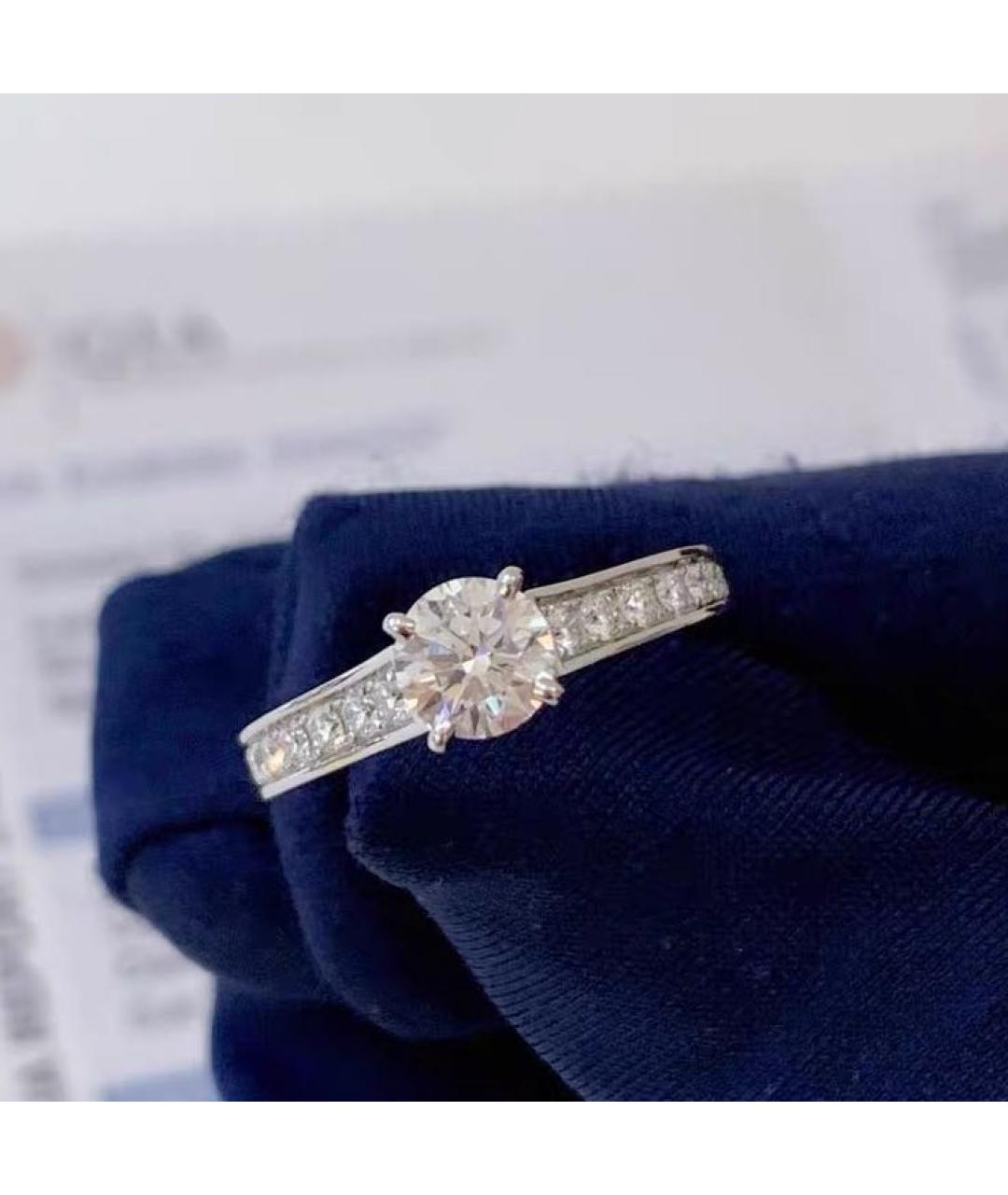 CARTIER Белое платиновое кольцо, фото 5