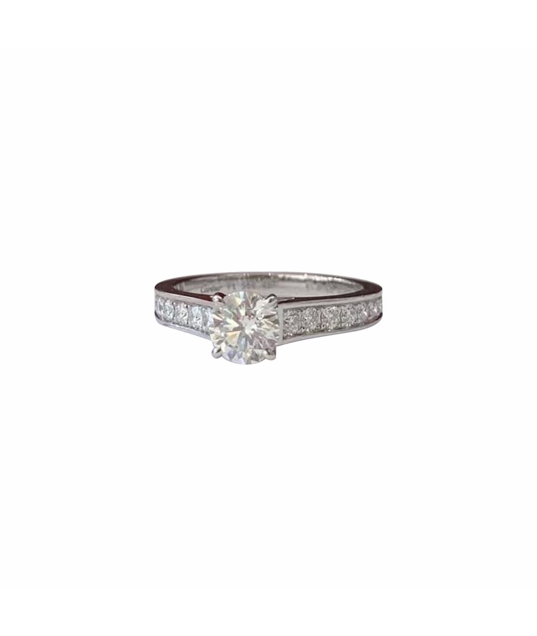 CARTIER Белое платиновое кольцо, фото 1