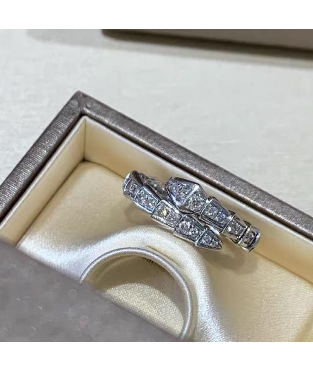 BVLGARI Белое кольцо из белого золота, фото 5