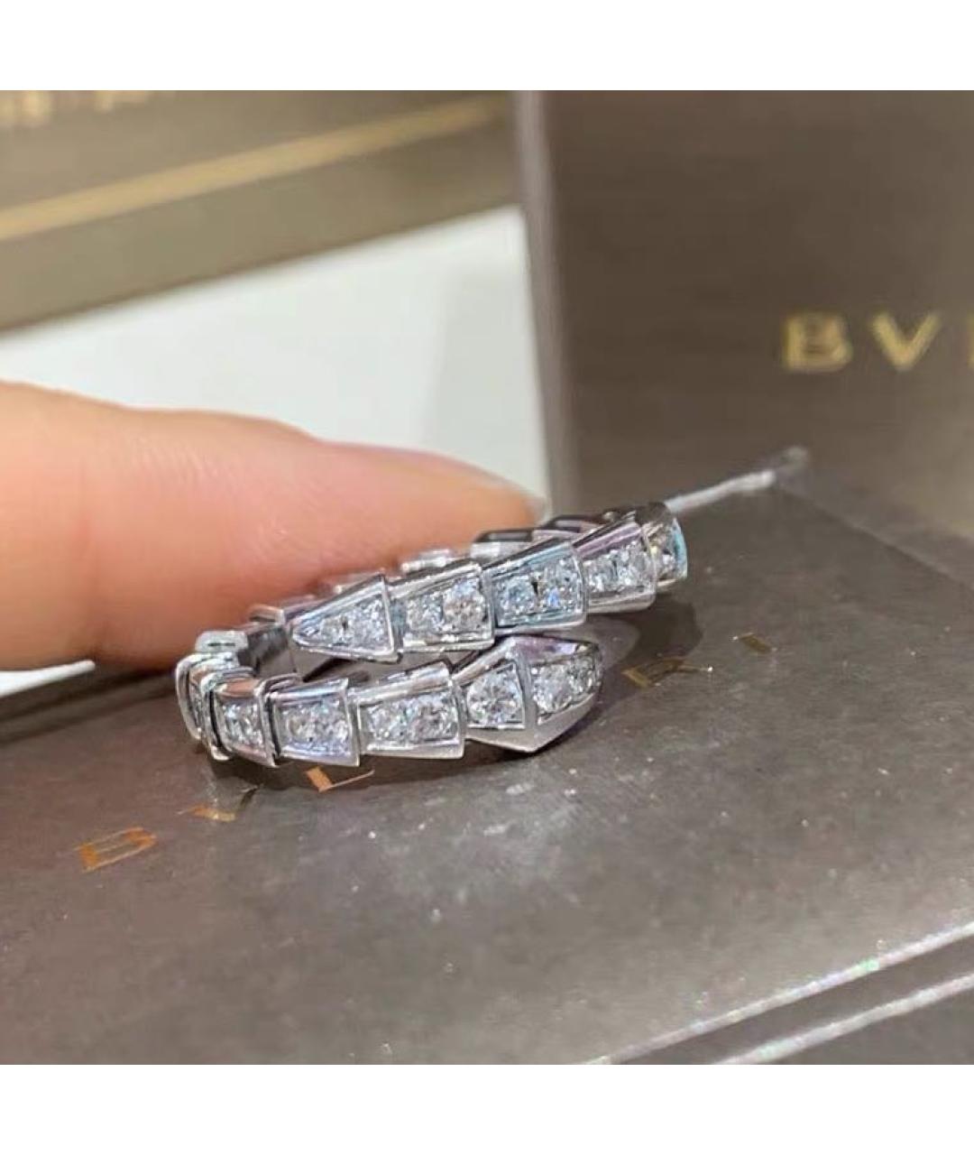 BVLGARI Белое кольцо из белого золота, фото 6