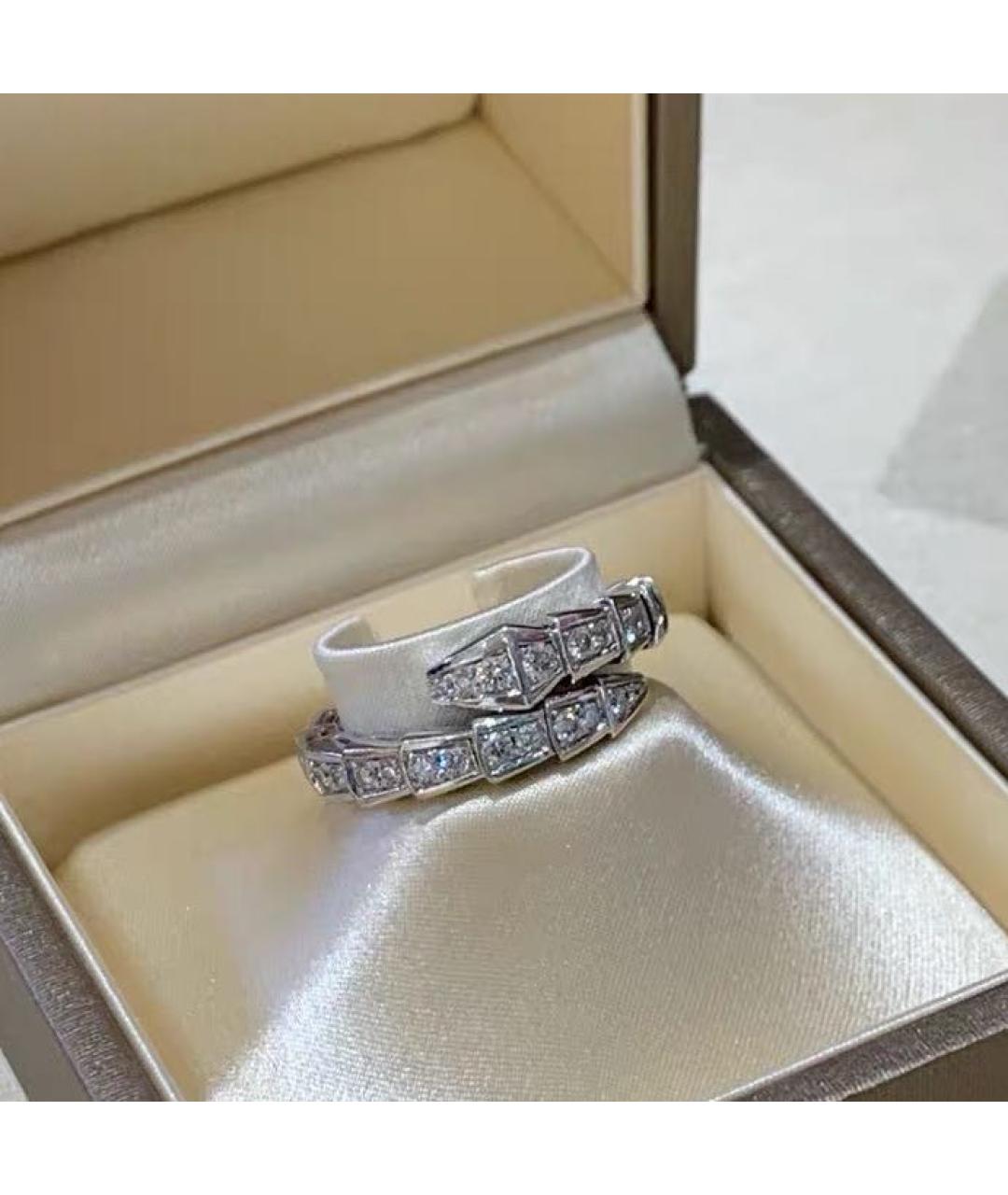 BVLGARI Белое кольцо из белого золота, фото 2